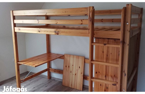 Magas ágy egyszemélyes galériaágy gyerekágy