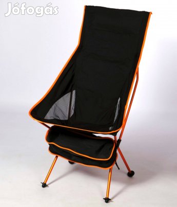 Magas háttámlás, összecsukható kemping, horgász szék