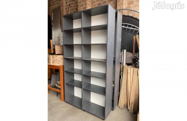 Magas nyitott könyves polc, taroló szekrény ,