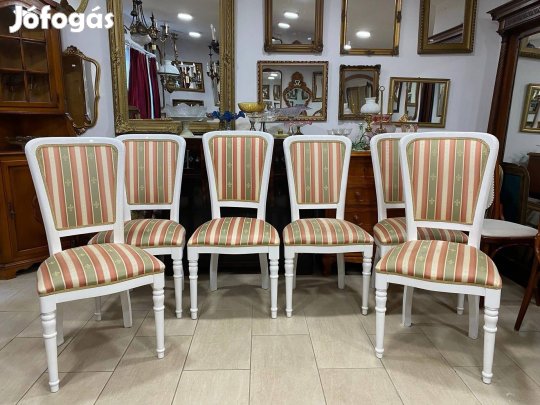 Magas támlás étkezőszék 6 db