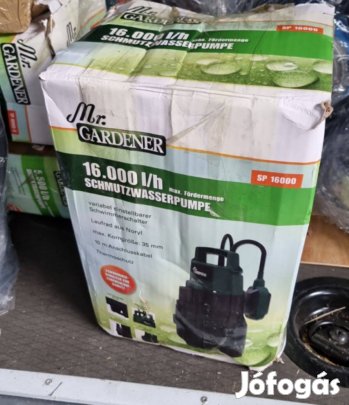 Magas vízhozammal 16000L/h búvár szennyvíz szivattyú, garanciával