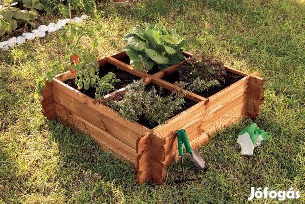 Magaságyás 3. Natur Square 4 részes. Kompozit, újrahasznosított anyagú