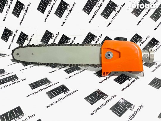 Magassági ágvágó adapter fűkaszára fűrész adapter 26mm 9 borda 25cm ve