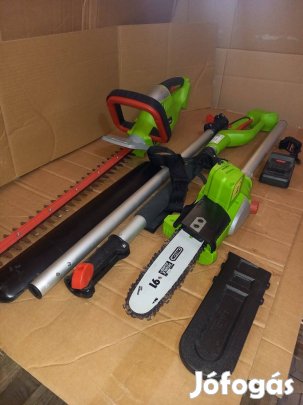 Magassági ágvágó és sövényvágó Güde 200/18 ASL Set 