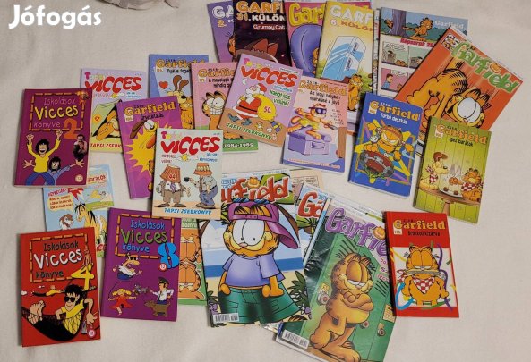 Magazinok Iskola Vicces + Garfield