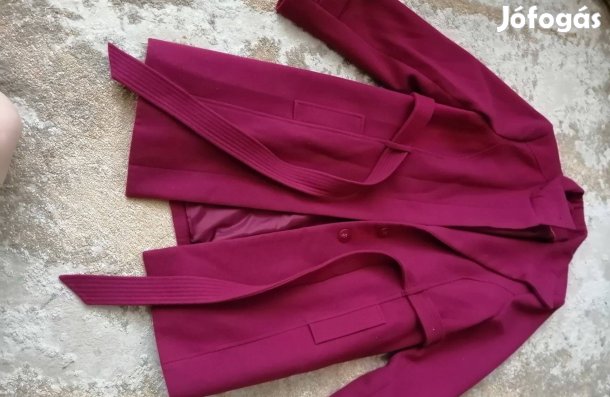 Magenta szövet kabát 44