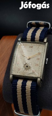 Magnat art deko férfi karóra óra szép állapotban új szíjjal