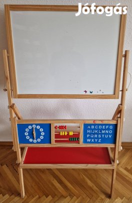Mágnes tábla kréta tábla gyerekeknek 65x110x30cm