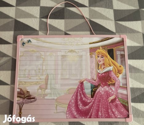Mágneses Princess Csipkerózsika falra akasztható műanyag fénykép tartó