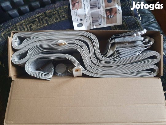 Mágneses, hőszigetelt, összecsukható ajtófüggöny -új