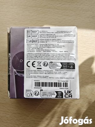 Mágneses autós telefontartó vezetéknélküli töltéssel 