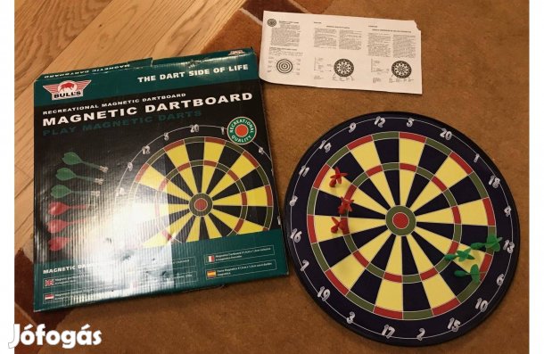 Mágneses dartskészlet + ajándék plüss!