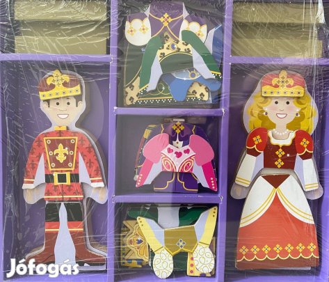 Mágneses játék öltöztető babák