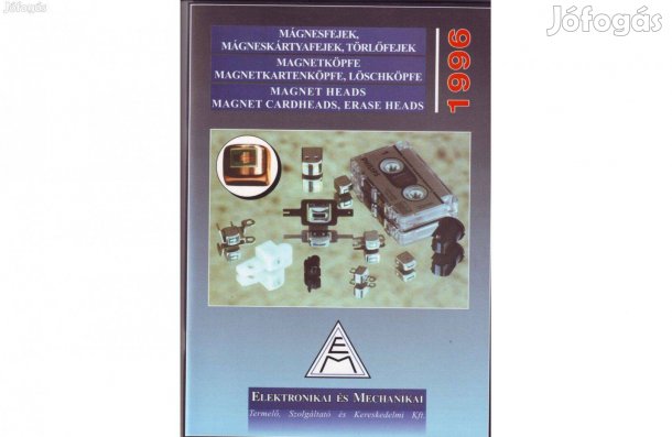 Mágnesfejek , magnófejek katalógus ,1996-os kiadás