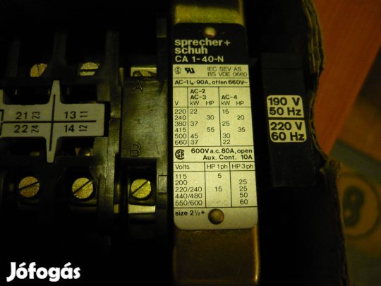 Mágneskapcsoló 80A