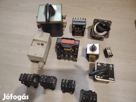 Mágneskapcsolók, kapcsolók