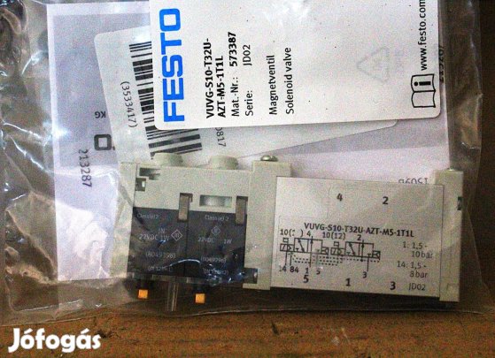 Mágnesszeleptömb pneumatikus 2*3/2 új Festo ( 7112 )