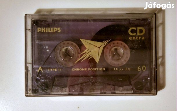 Magnókazetta (Ver.151) Philips CD Extra 60 (chrome) teszteletlen