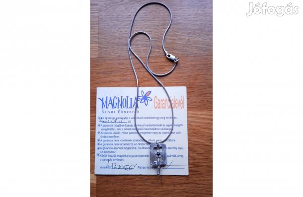 Magnólia ezüst lánc medállal (925)