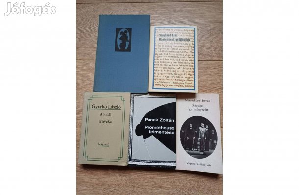 Magvető kiadó könyvcsomag, 5 db egyben