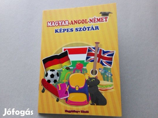 Magyar-Angol-Német képes szótár -teljesen Új állapotba- akciósan eladó