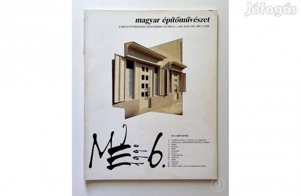 Magyar Építőművészet - folyóirat (1990/6) - - - (Csak személyesen!)