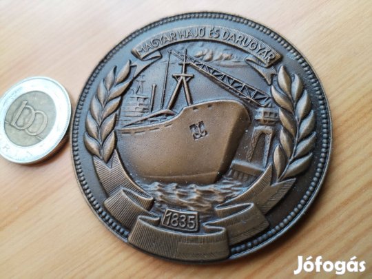 Magyar Hajó és Darugyár régi emlékplakett