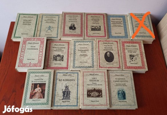 Magyar Hírmondó / Magyar Tallózó sorozat könyvcsomag / 14 db könyv