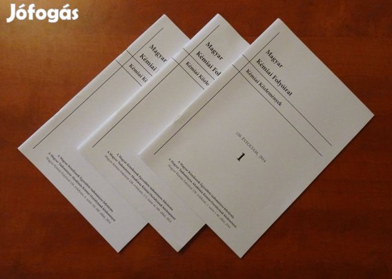 Magyar Kémiai Folyóirat 2014. évi számai