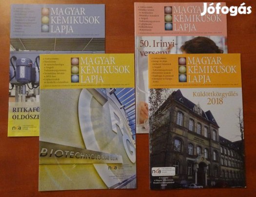 Magyar Kémikusok Lapja 2018-as néhány lapszám