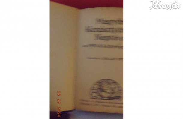 Magyar Keresztények naptára 1939