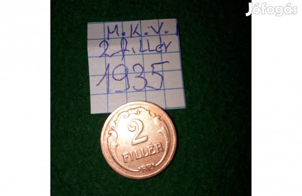 Magyar Királyi Váltópénz 1935 forgalomban volt