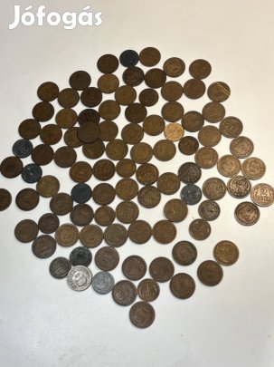 Magyar Királyság Bronz 1-2 Fillér csomag ajándék