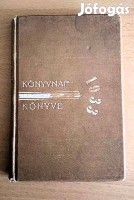 Magyar Könyvnap Könyve (3 mű egyben) 1933, korabeli címkével