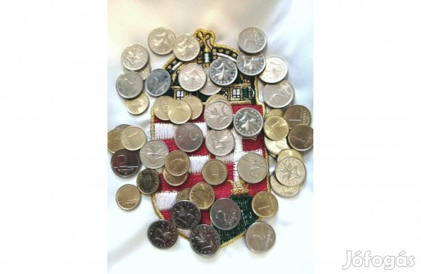 Magyar Köztársaság 1 és 2 ft-os érme eladó!