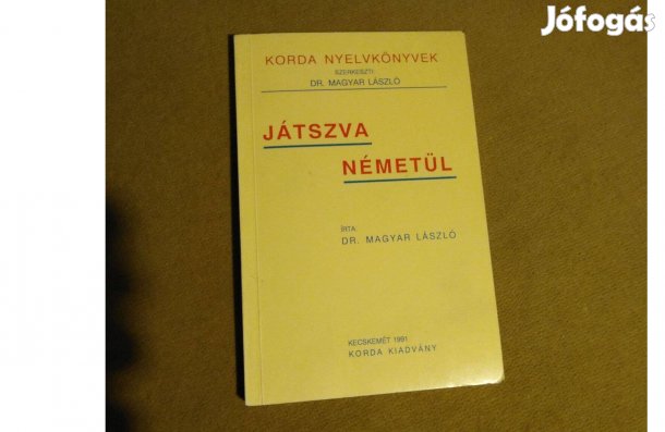 Magyar László: Játszva németül (Nyelvkönyv, 1991)