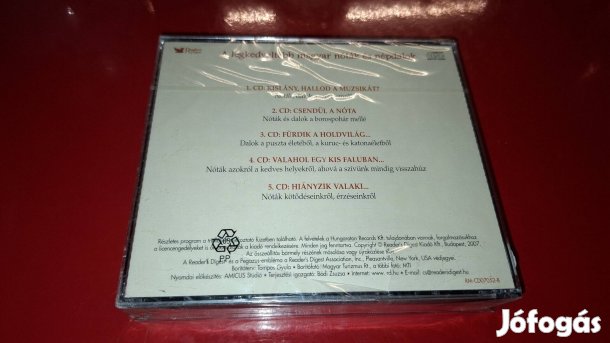 Magyar Nóták és Népdalok 5 × Cd Új Népzene -Folk