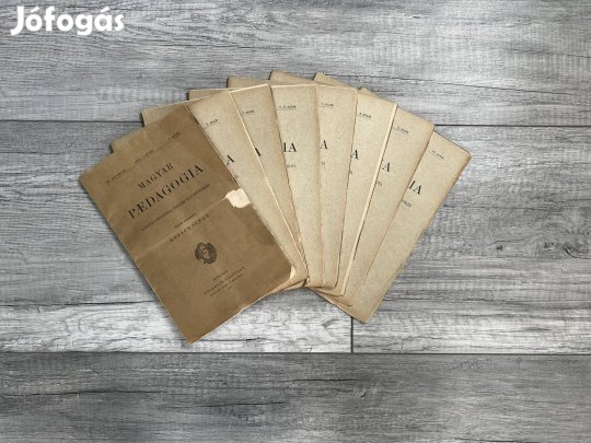 Magyar Paeogogia antik magazin 1902-ből