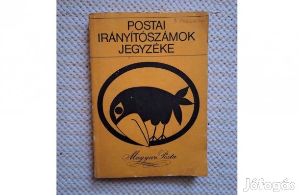 Magyar Posta:Postai irányítószámok névjegyzéke. 1980