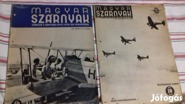 Magyar Szárnyak 2db háborús újság