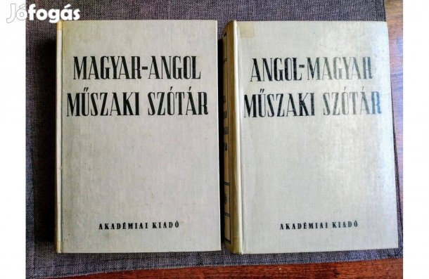 Magyar angol Angol magyar műszaki szótár Sok mást is hirdetek