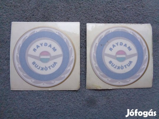 Magyar autóklub szélvédő matricák eladó