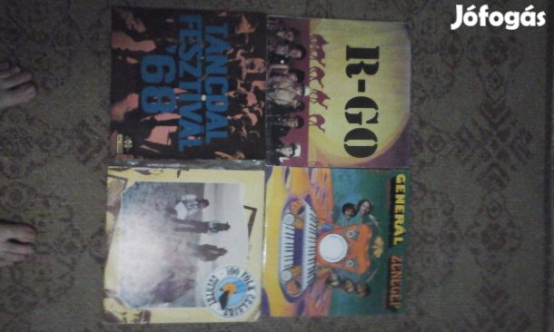 Magyar bakelit lemezek eladók (R-Go, Táncdalfesztivál, Generál)