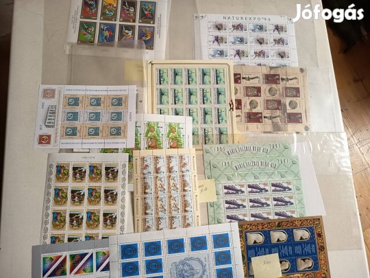 Magyar bélyeg blokk ív uj