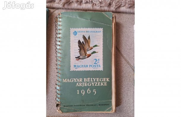 Magyar bélyegek árjegyzéke 1965 című könyv,
