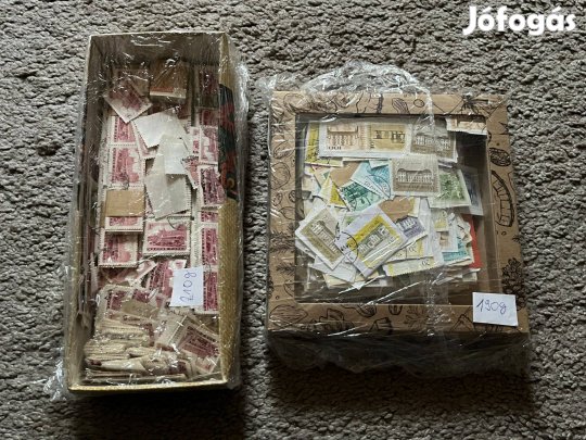 Magyar bélyegek kb. 400 gramm - vegyes állapotban