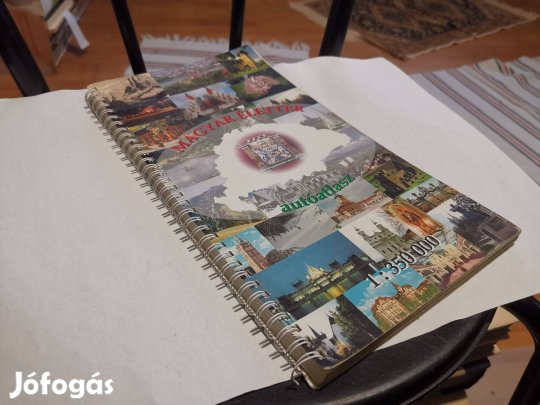 Magyar élettér autóatlasz - Trianoni Magyarország atlasz térkép