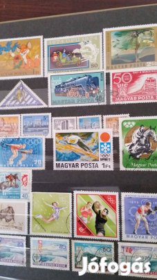 Magyar és külföldi belyegek vegyesen