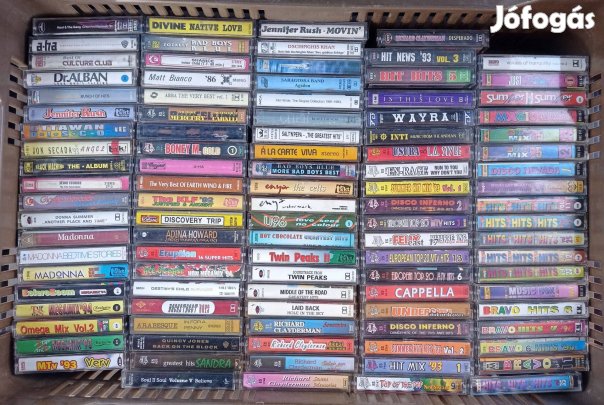 Magyar és külföldi pop, rock kazetta-kollekció (ár / 20 db)