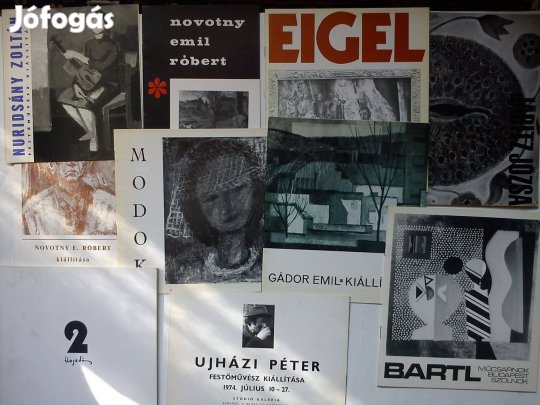 Magyar festők - kiállítási katalógusok